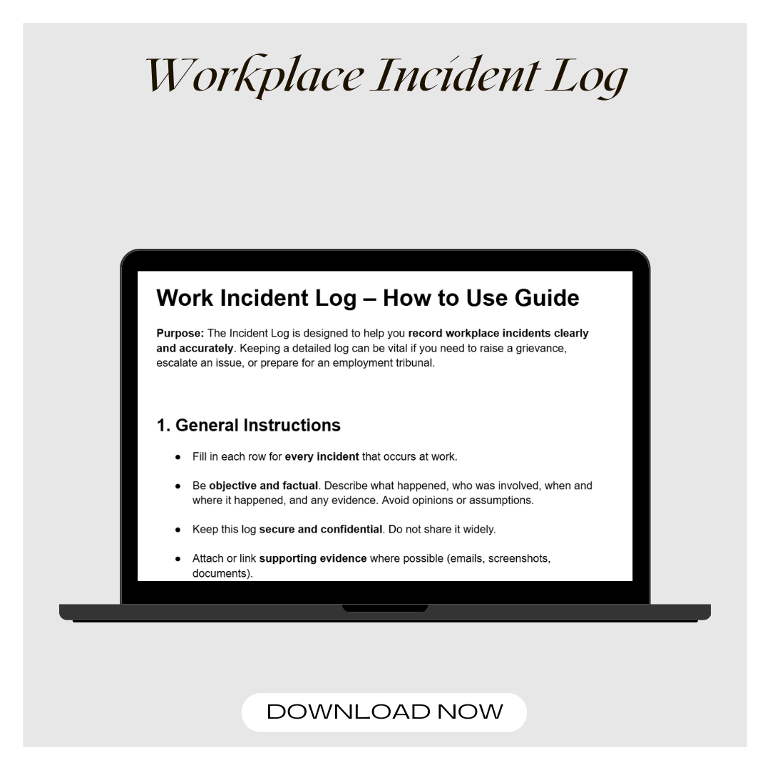Work Incident Log